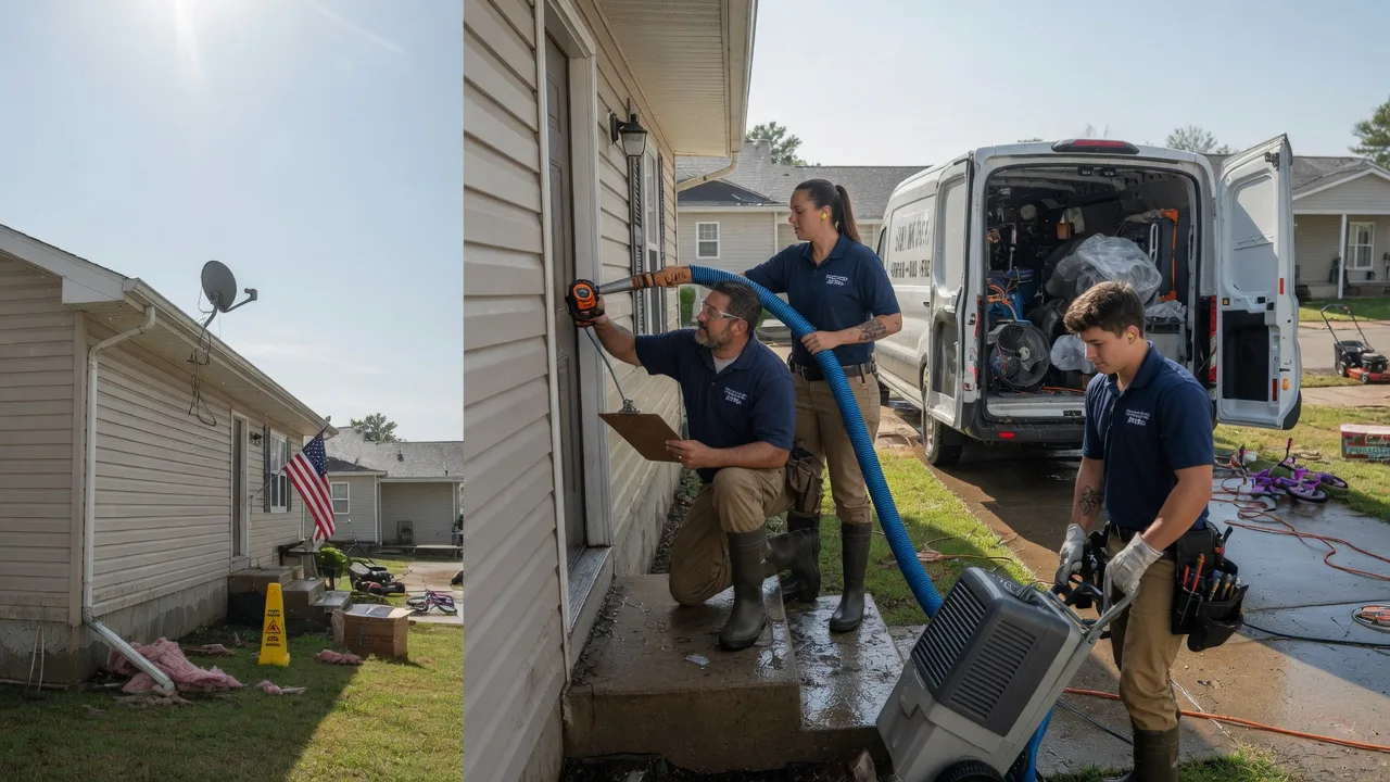 Ceiling Water Damage Restoration in Franklin, OH near me