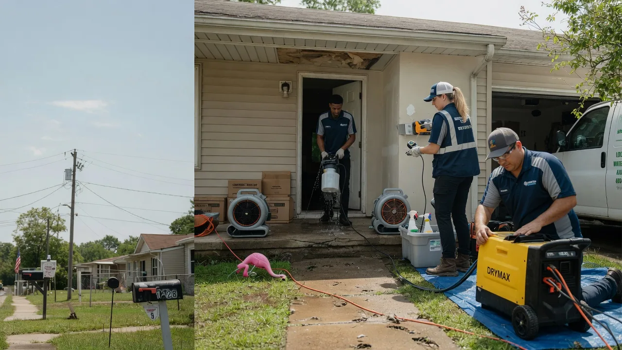 Storm Damage Water Removal in Franklin, OH near me